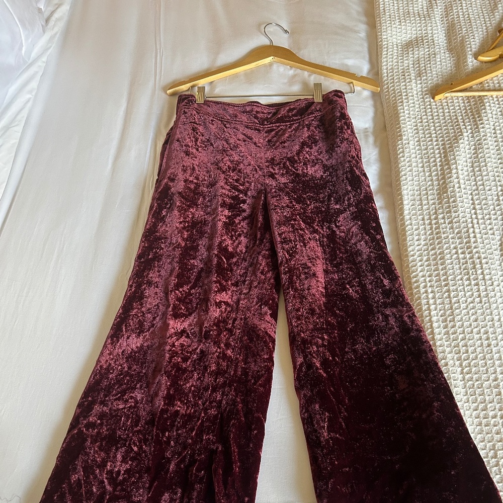 Madewell Velvet Cropped Pants